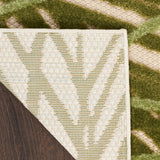 nourison aloha alh41 ivory green rug