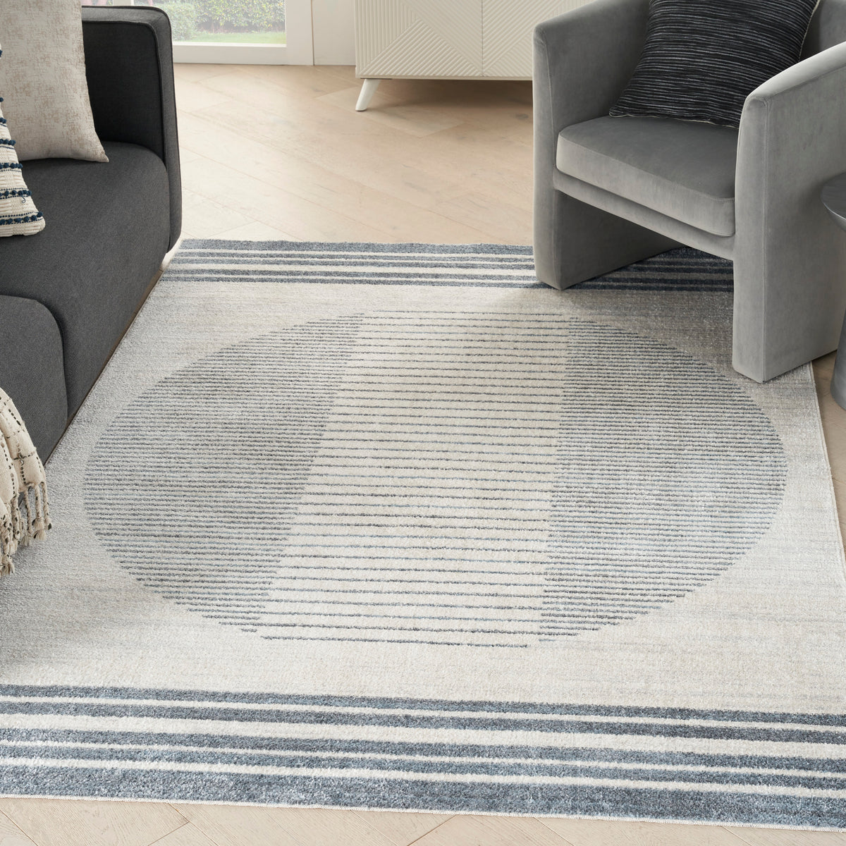 nourison astra machine washable asw05 ivory blue rug