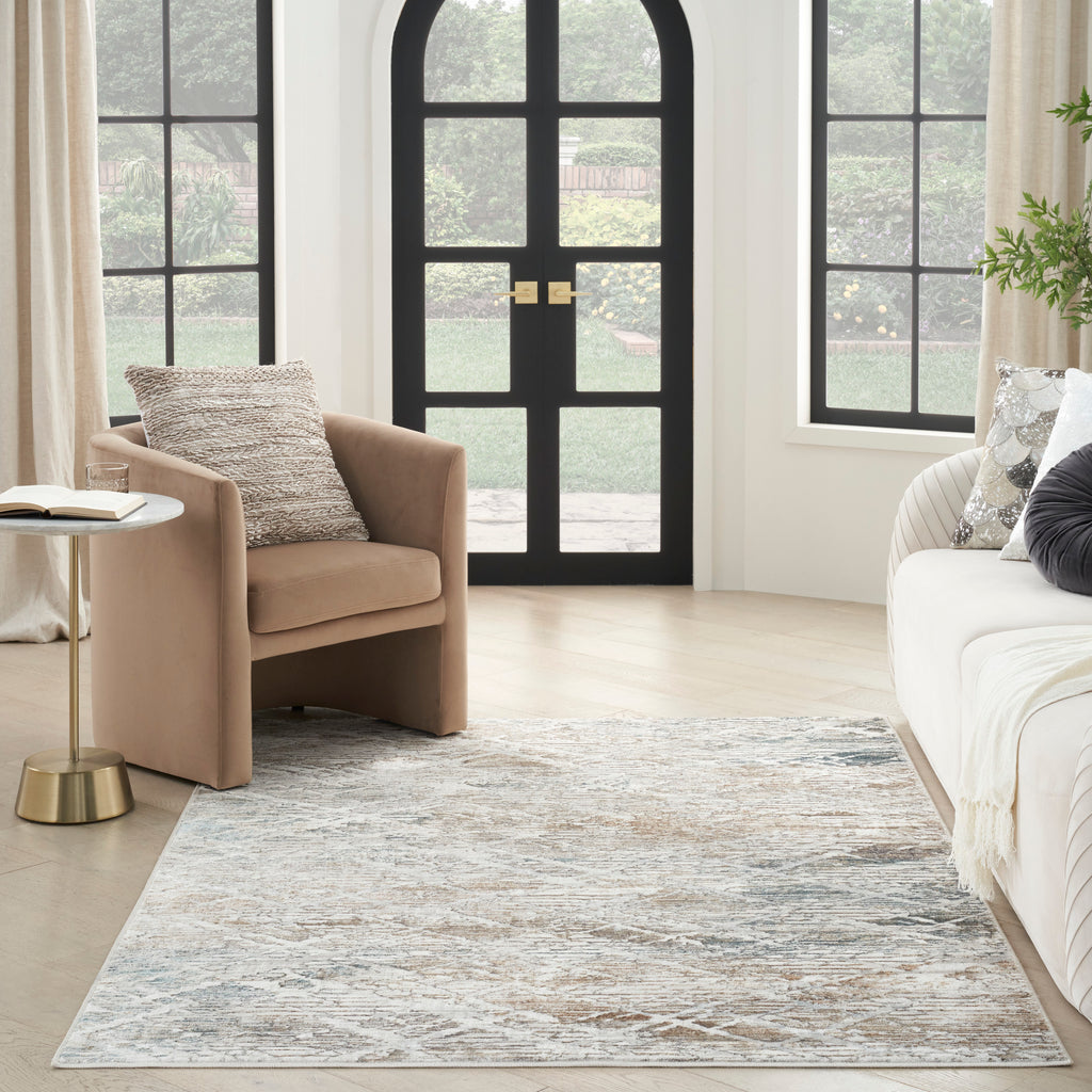 nourison glitz glz11 grey multicolor rug
