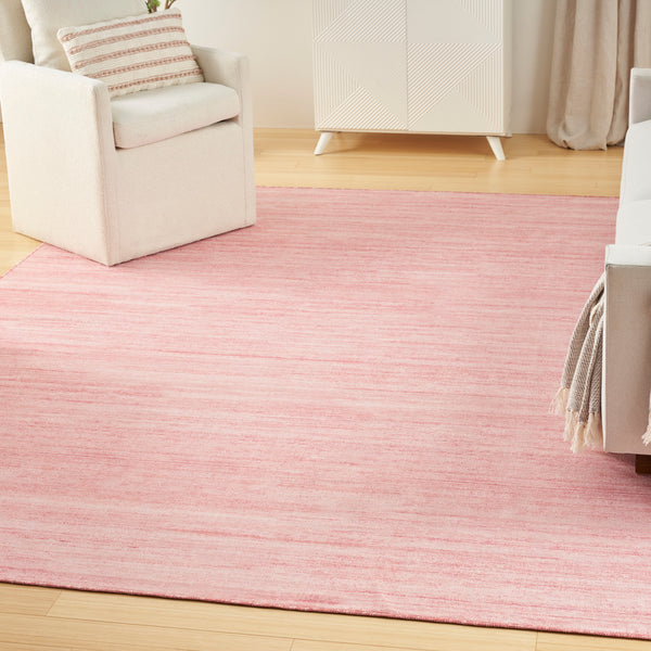nourison washable essentials wae01 pink rug