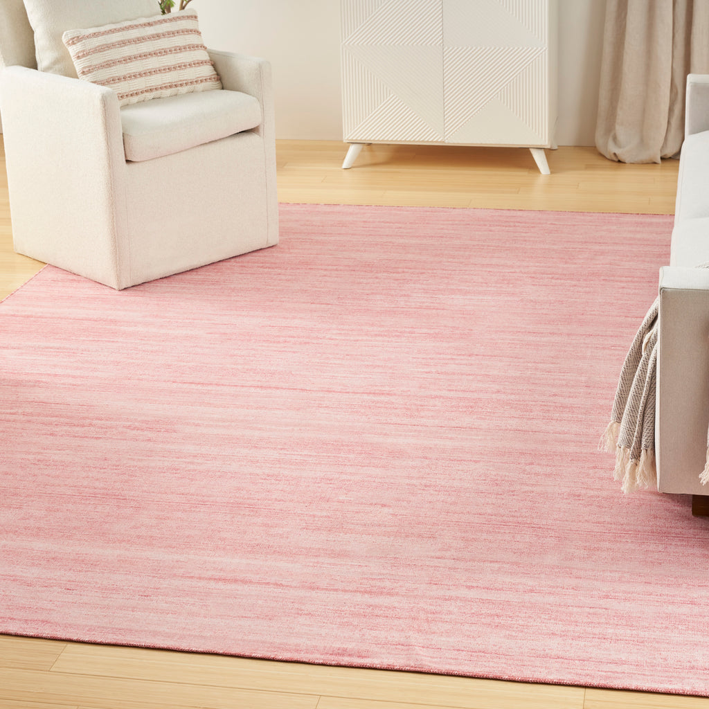 nourison washable essentials wae01 pink rug