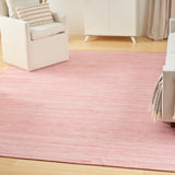 nourison washable essentials wae01 pink rug