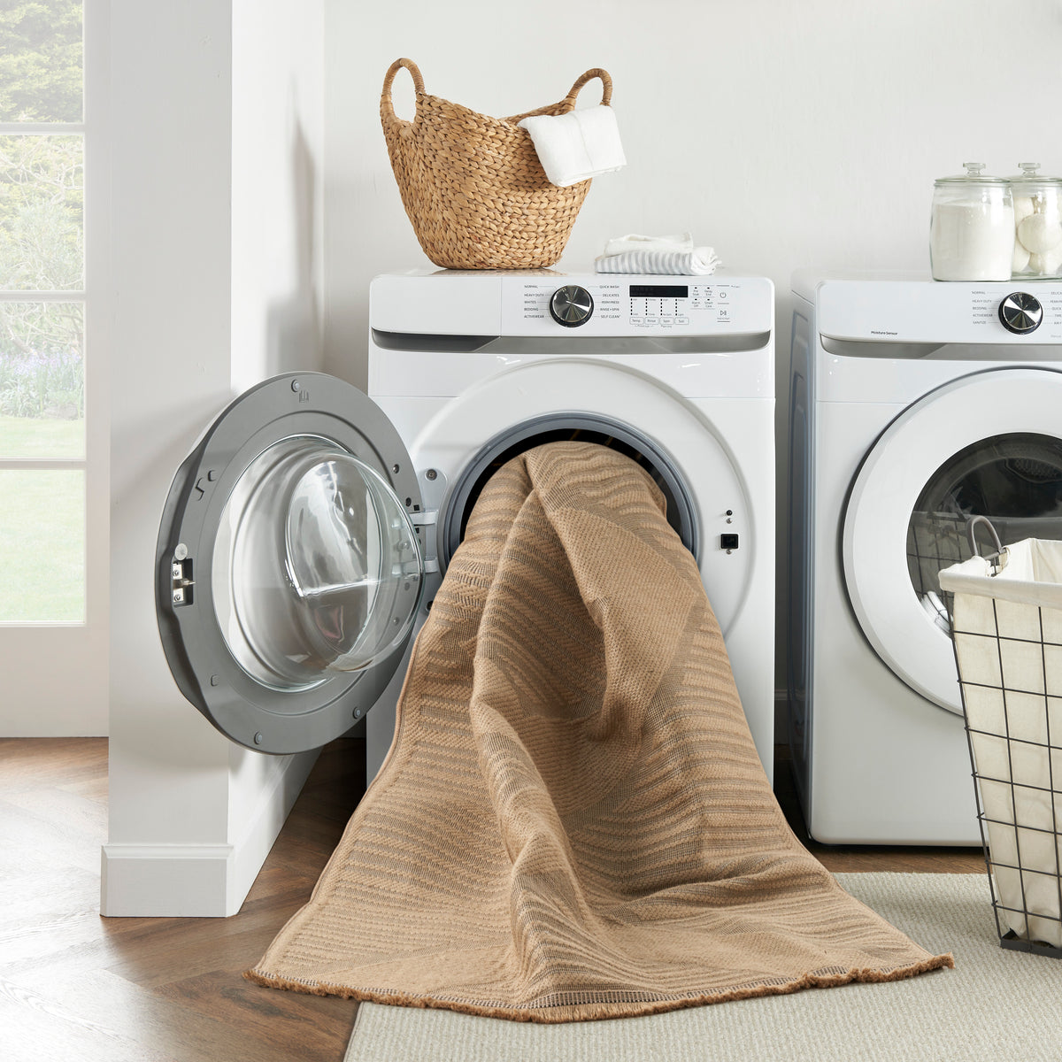 nourison washable jute wsj01 natural beige rug