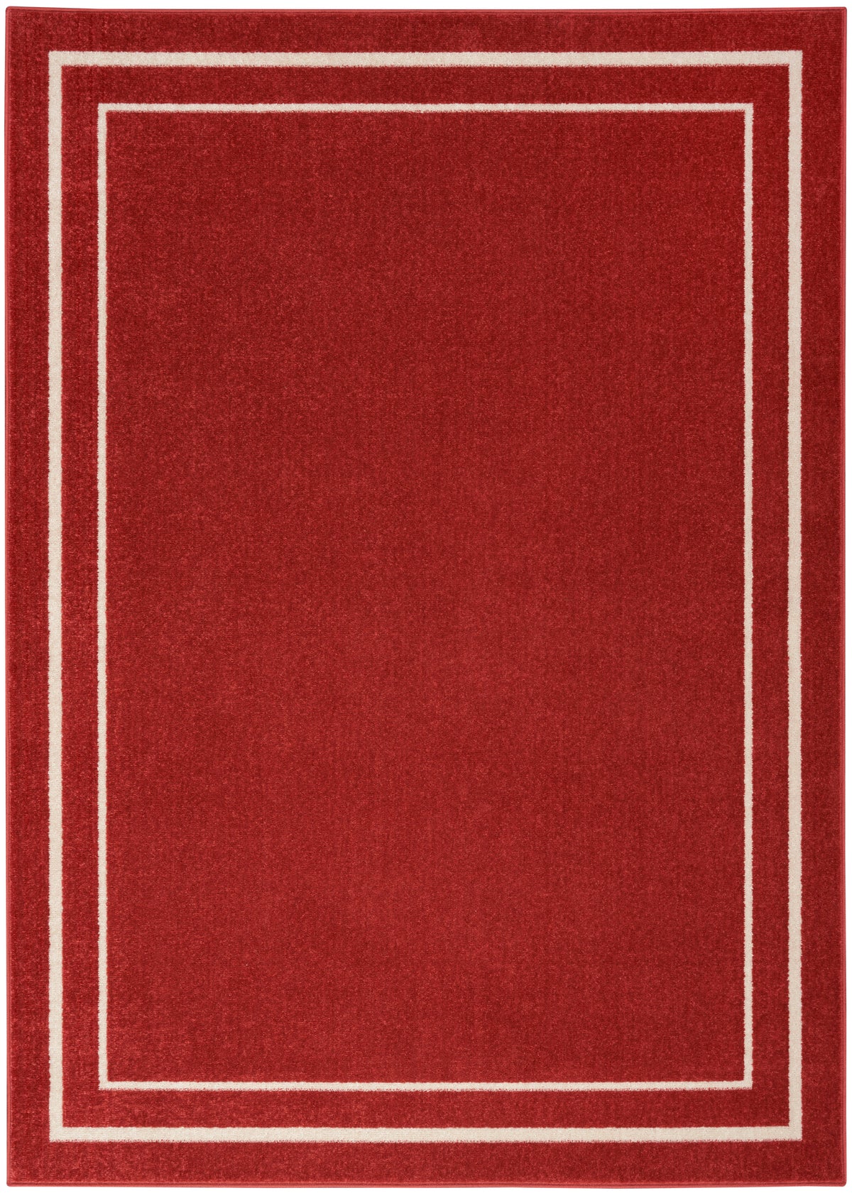 nourison nourison essentials nre02 brick ivory rug