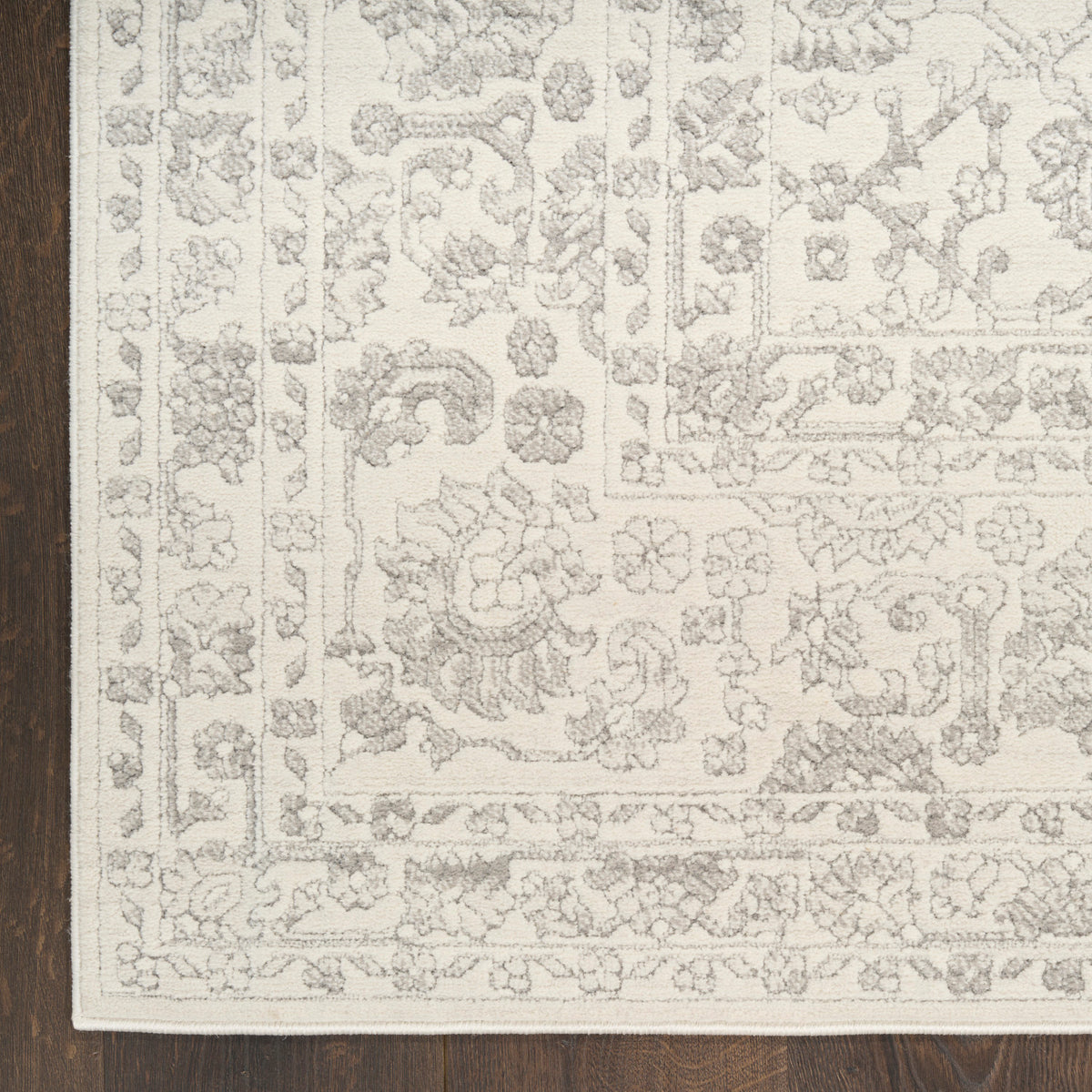 nourison grace gce01 grey rug
