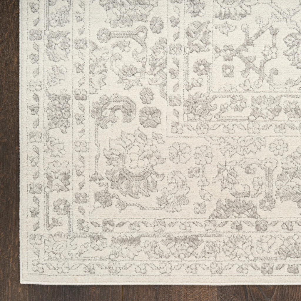 nourison grace gce01 grey rug