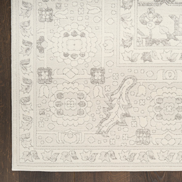 nourison grace gce02 grey rug