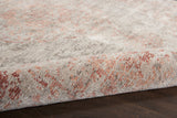 nourison lucent lcn07 silver red rug