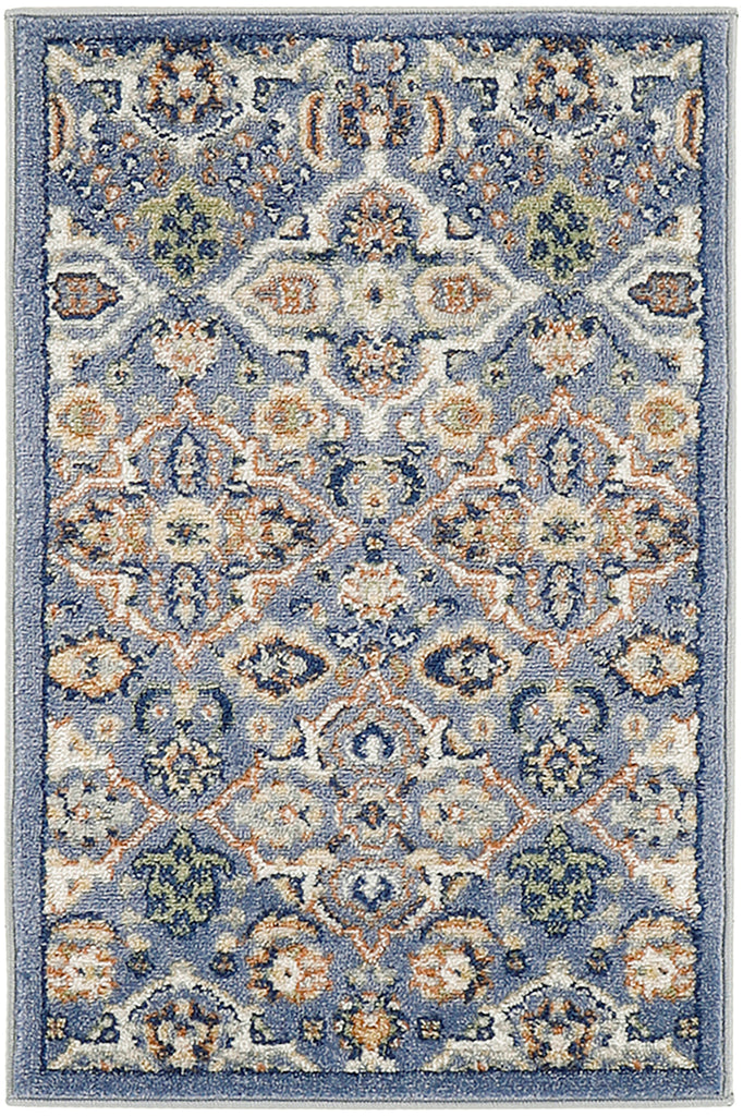 nourison allur alr03 light blue rug