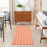 nourison twist reversible tws01 coral rug
