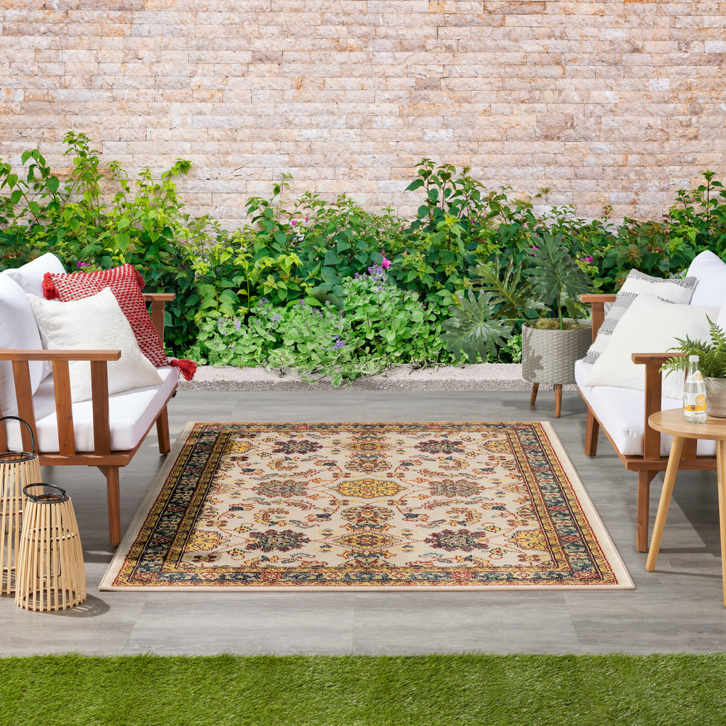 nourison nourison essentials nre05 ivory gold rug