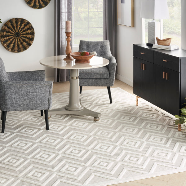 nourison versatile nrv01 ivory white rug