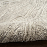 nourison graceful gru01 grey rug
