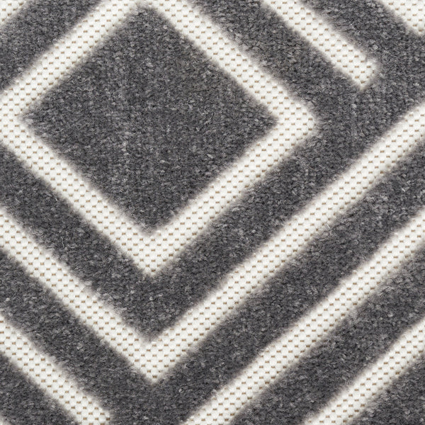 nourison care free caf03 grey rug