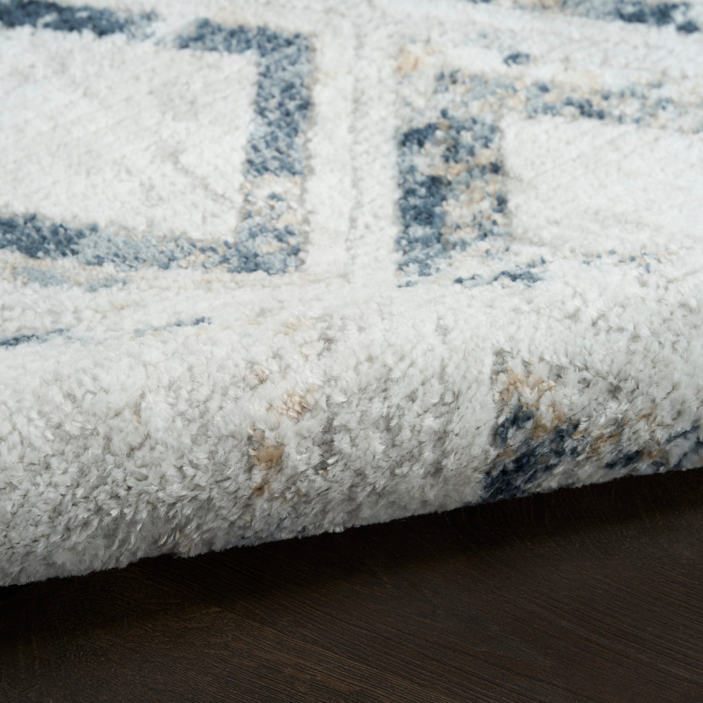 nourison dekor dek05 grey navy rug
