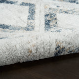 nourison dekor dek05 grey navy rug