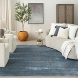 nourison luxurious lrs01 blue rug