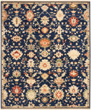 nourison antique bloom anb01 navy rug
