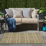 nourison horizon indoor outdoor hoz04 green rug