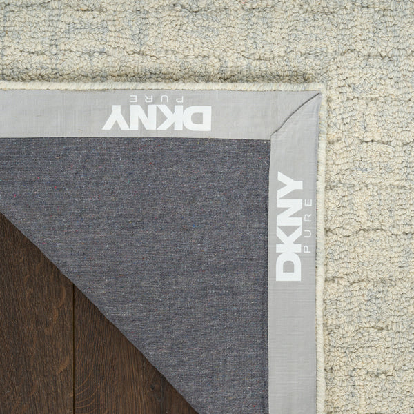 nourison pure grids pgr01 light blue rug