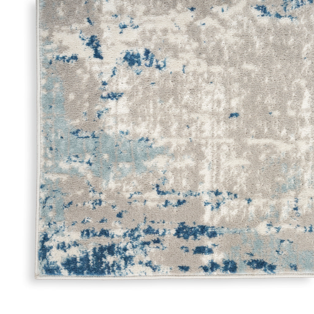 nourison quarry qua01 ivory grey blue rug