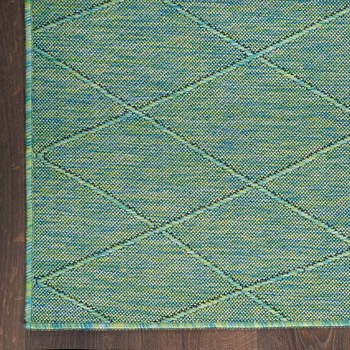 nourison washable solutions wsl01 blue green rug