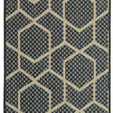 nourison horizon indoor outdoor hoz01 charcoal rug