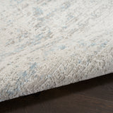 nourison ck029 captivating cvt01 cream blue rug