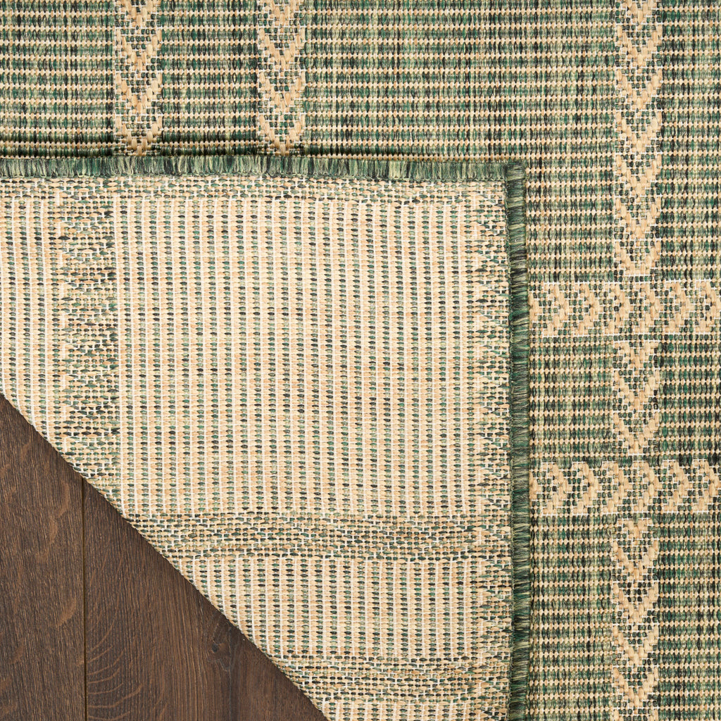 nourison horizon indoor outdoor hoz04 green rug