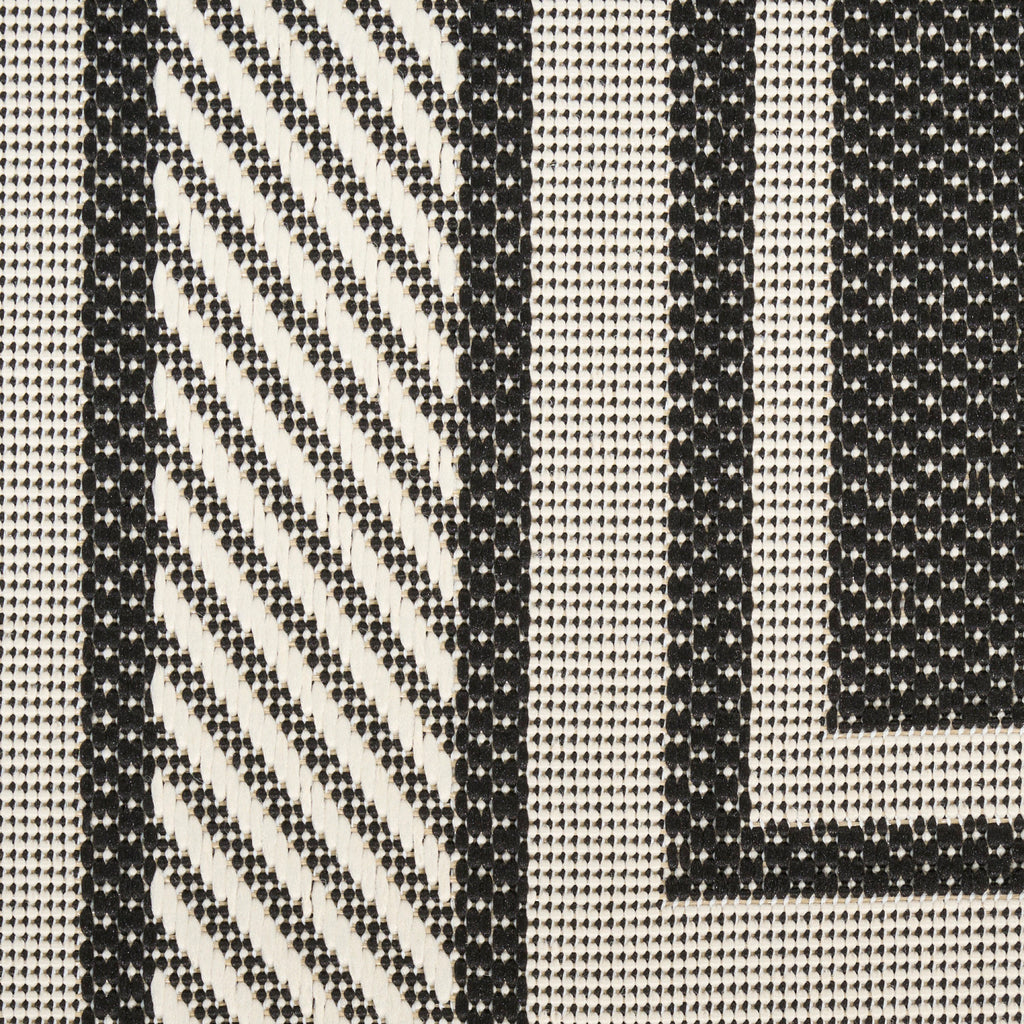 nourison horizon indoor outdoor hoz03 black rug