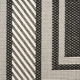 nourison horizon indoor outdoor hoz03 black rug