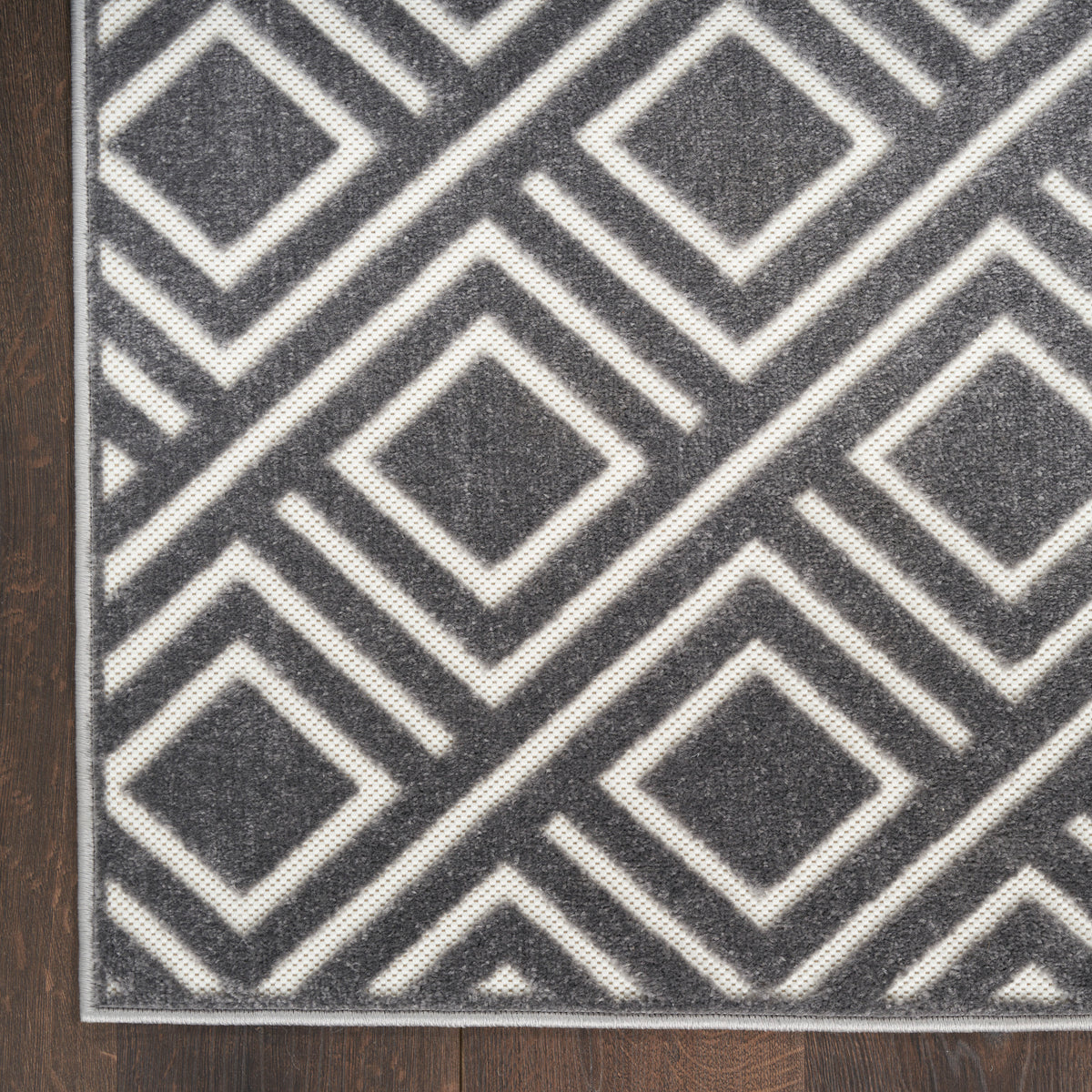 nourison care free caf03 grey rug