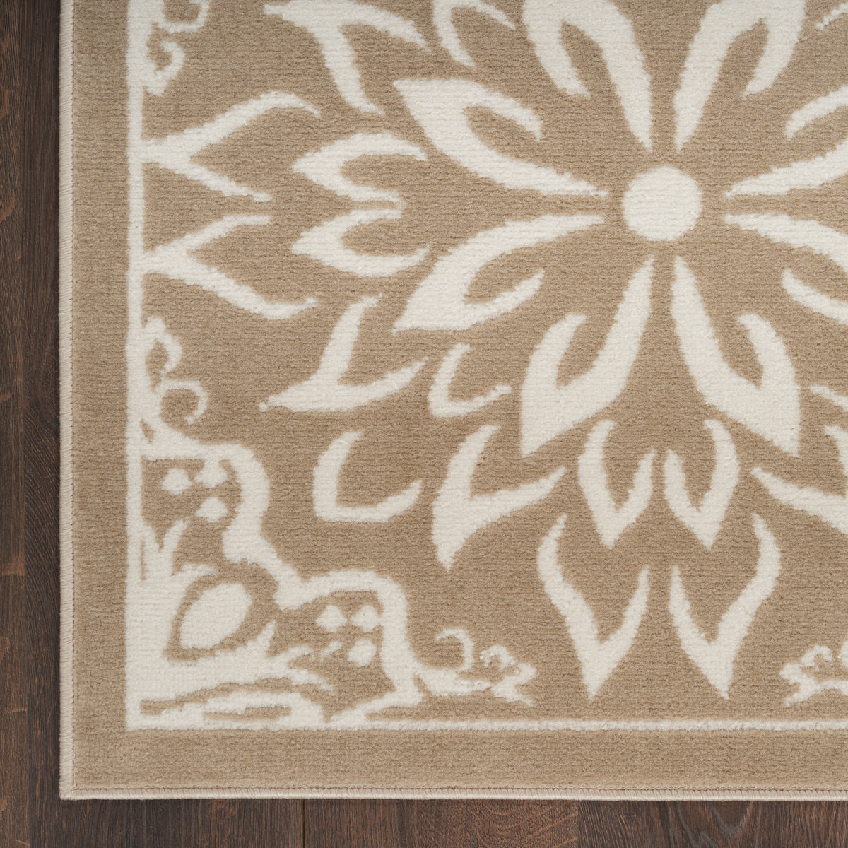 nourison jubilant jub06 taupe rug