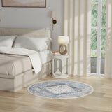 nourison astra machine washable asw11 blue ivory rug