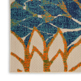 nourison aloha alh05 blue green rug