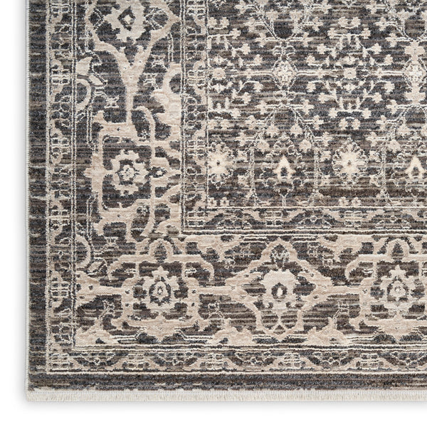 nourison shadows shw04 charcoal ivory rug