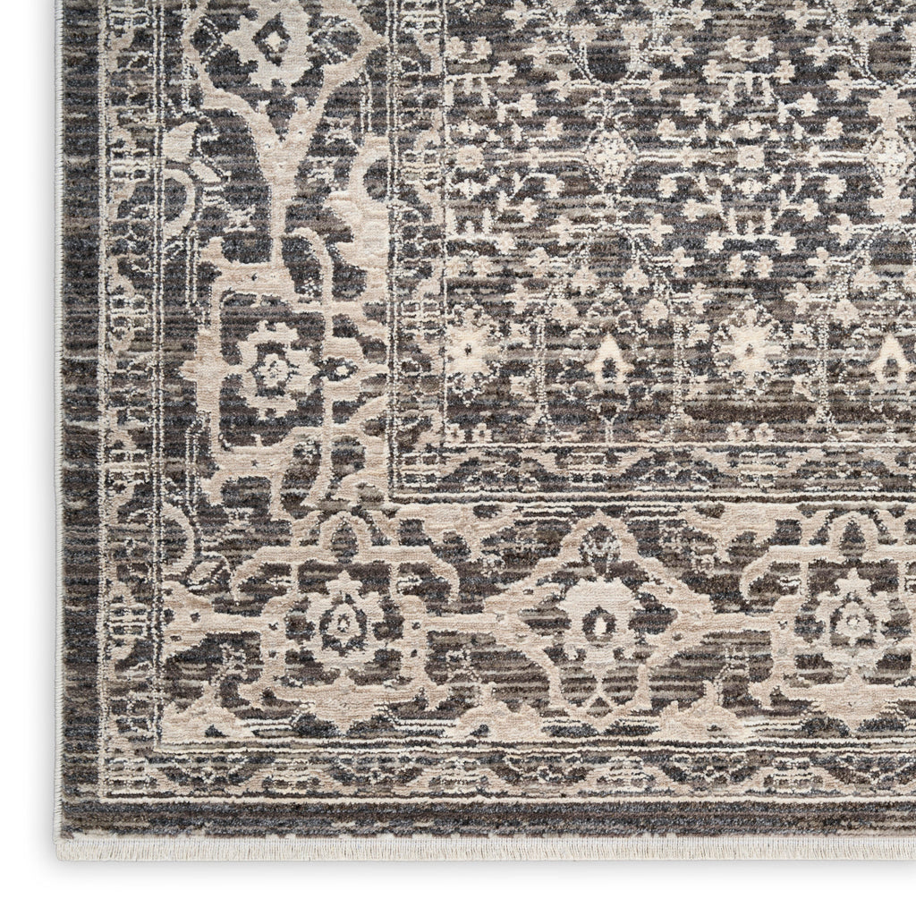 nourison shadows shw04 charcoal ivory rug