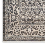nourison shadows shw04 charcoal ivory rug