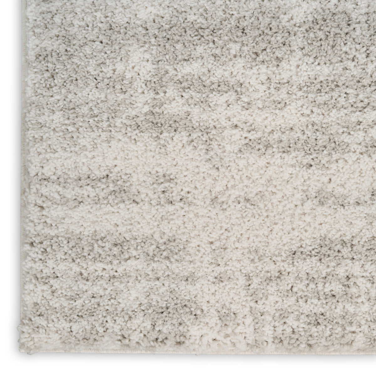 nourison modern shag mmd04 ivory grey rug