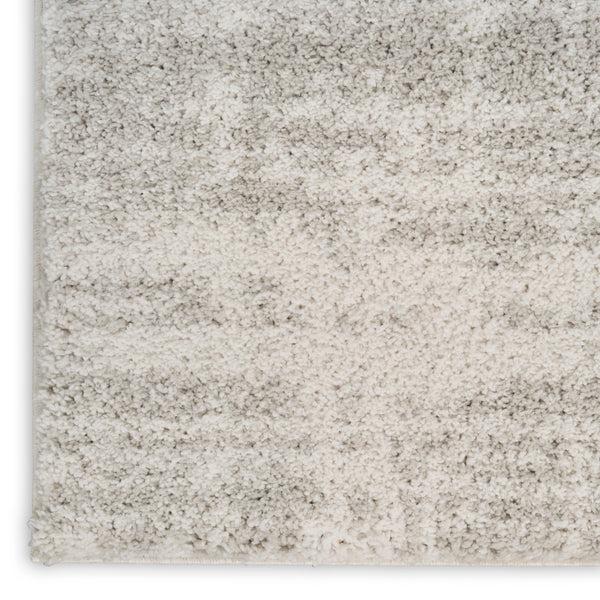 nourison modern shag mmd04 ivory grey rug