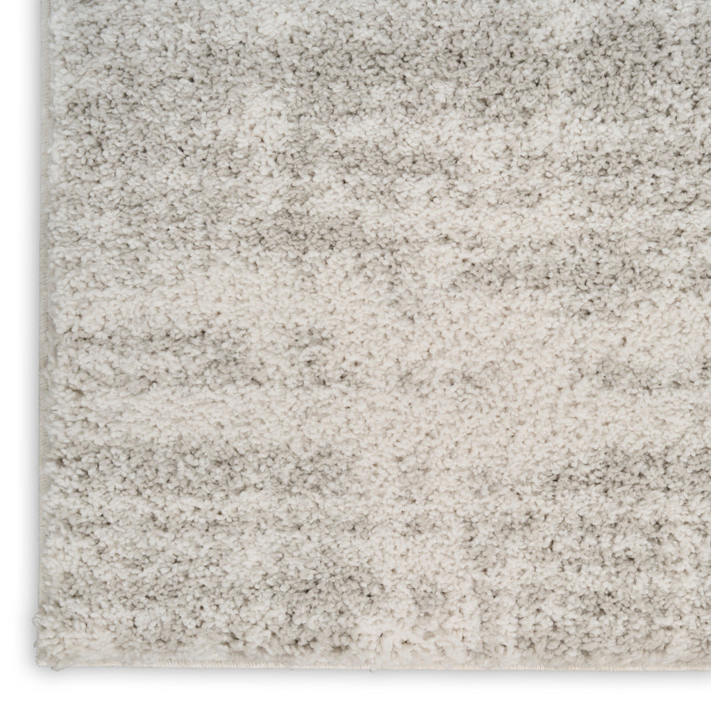 nourison modern shag mmd04 ivory grey rug