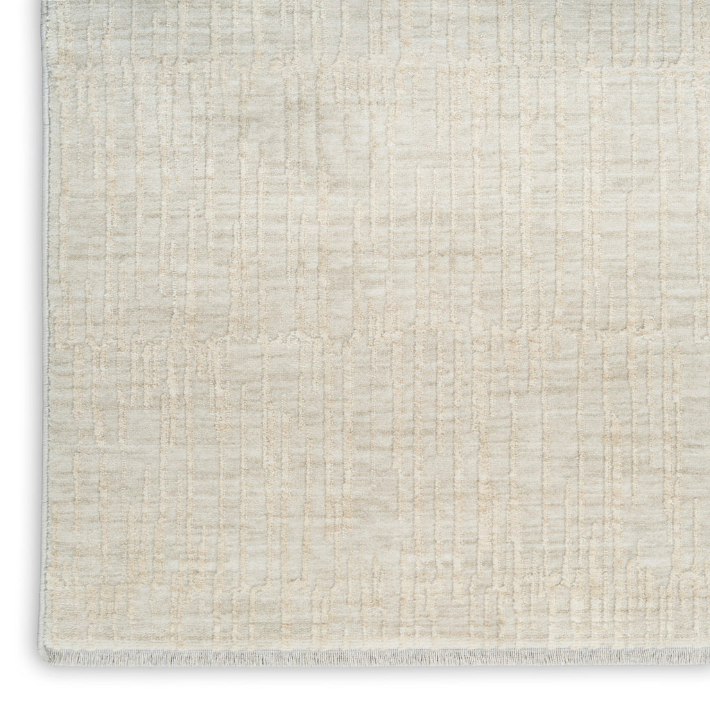 nourison ck079 notes not02 silver ivory rug