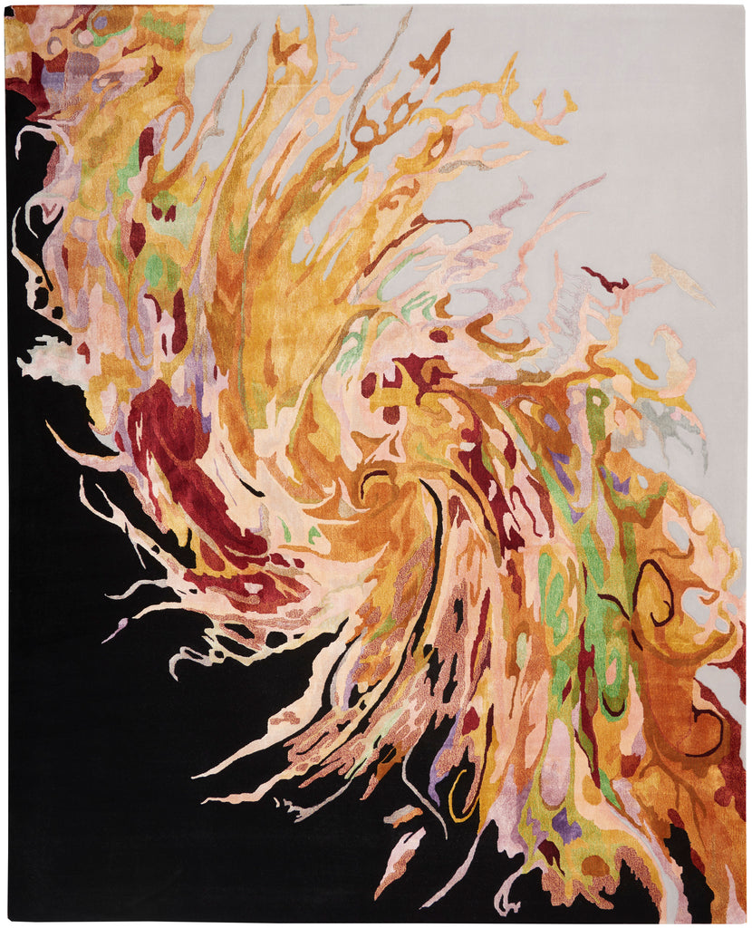 nourison prismatic prs21 multicolor rug