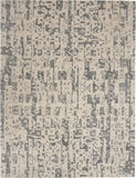 nourison silk shadows sha19 ivory grey rug