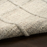 nourison pure framework fra01 silver rug