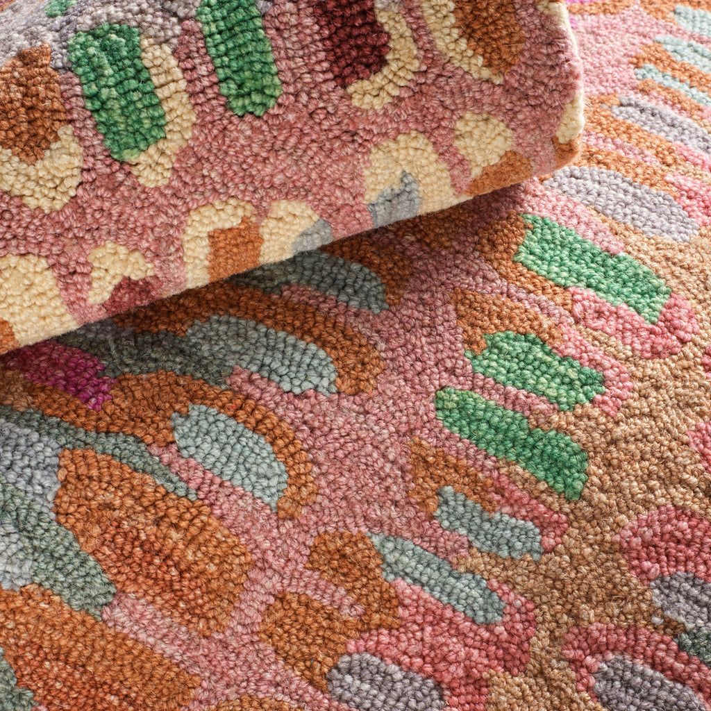 dash albert paint chip da1834 clay hand hooked wool rug