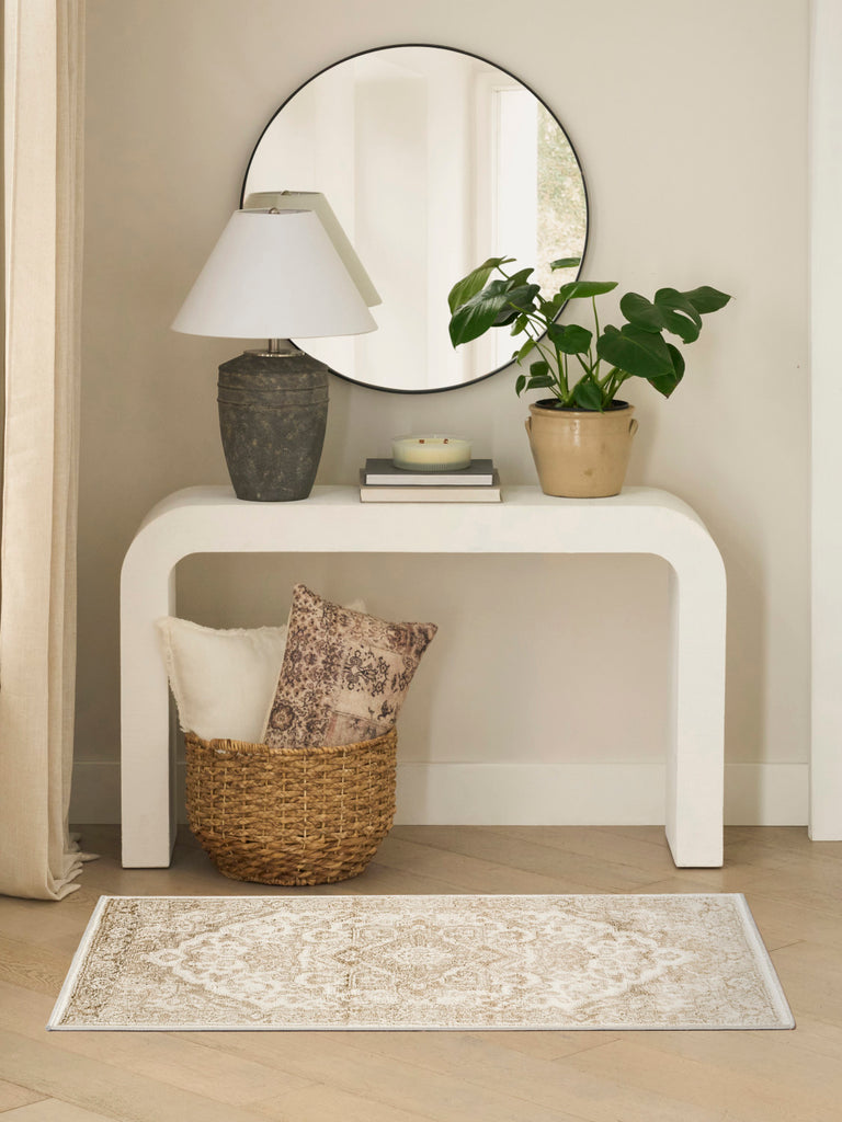 nourison dekor dek08 ivory taupe rug