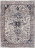 nourison grand washables grw05 ivory blue rug