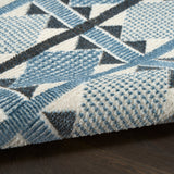 nourison nordic nrc06 blue rug