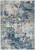 nourison passion psn36 ivory teal rug